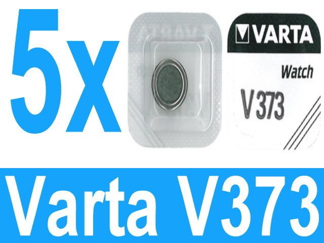 Stück Varta V 373 Knopfzelle Batterie V373 SR916SW SR68 LR916 5x