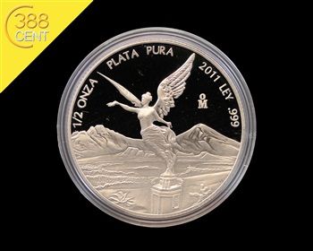 Mexico Libertad 1/2oz Silber 2011 Siegesgöttin Proof PP