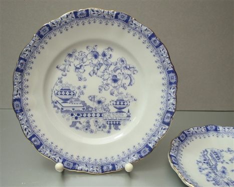 Seltmann China blau Maria Theresia Teller Untertasse