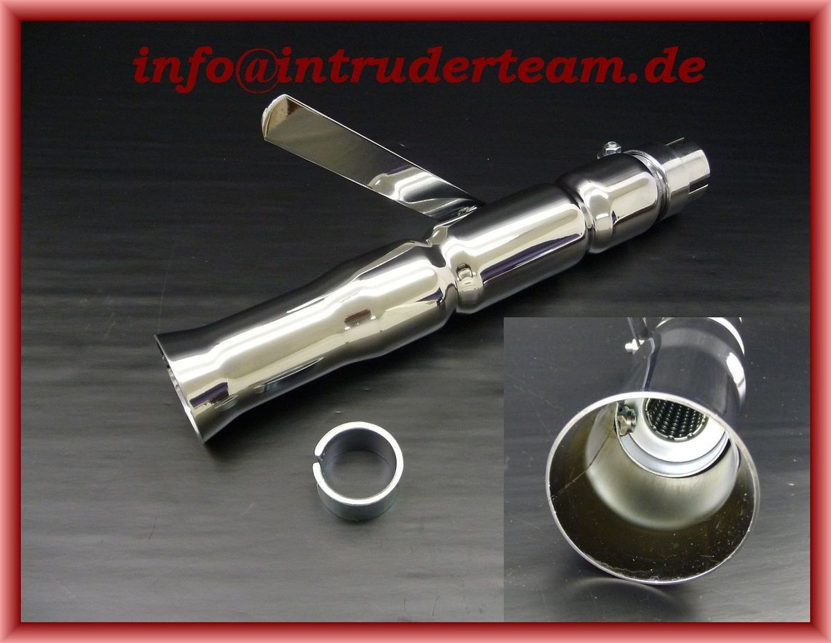 Auspuff Schalldämpfer Mufflers SHOTGUN 380mm universal Intruder