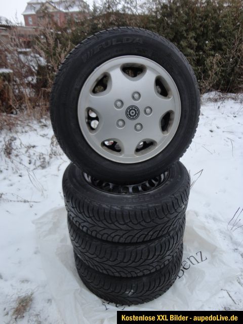 4X*195 / 65 R15*WINTERRÄDER*6MM*MERCEDES*C KLASSE*W202*W203*FULDA