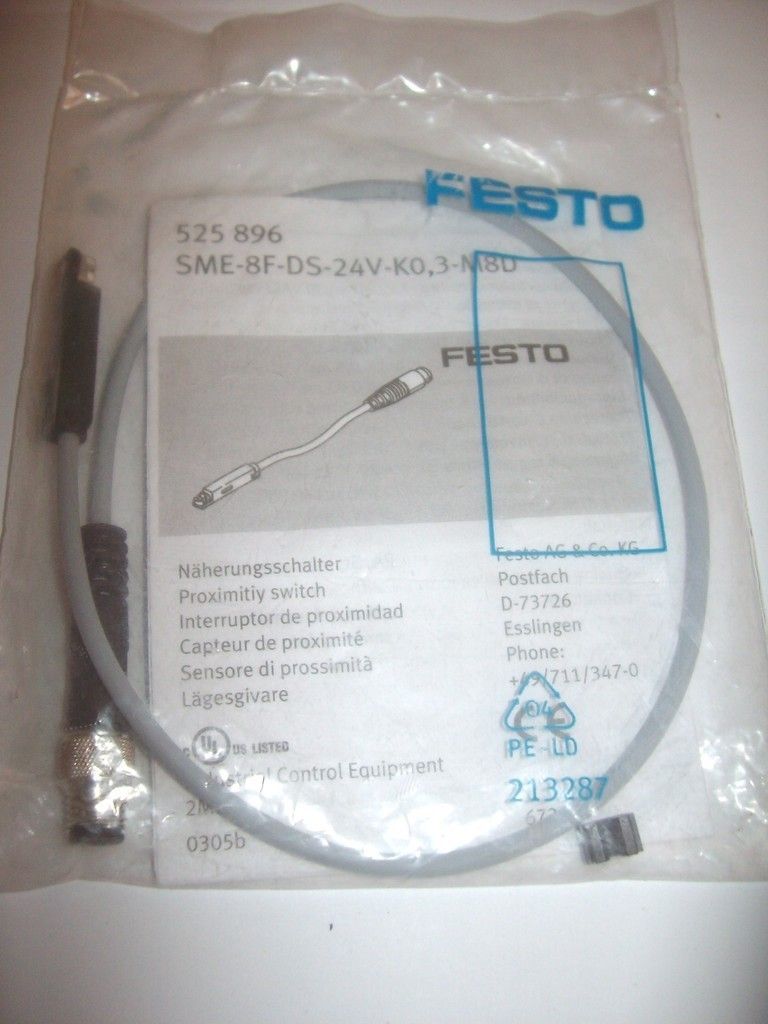 Festo Näherungsschalter SME 8F DS 24V K0,3 M8D 525869