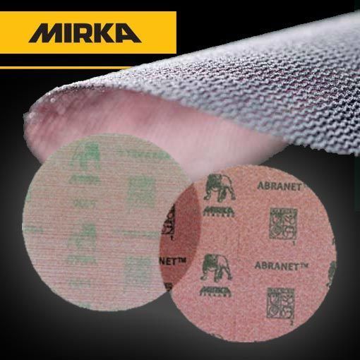 MIRKA Schleifgitter ABRANET 77mm 125mm 150mm 200 225mm Exzenter