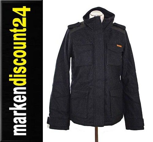 Bench Damen Jacke Mantel Parka Great BLKA1593 schwarz Gr. S