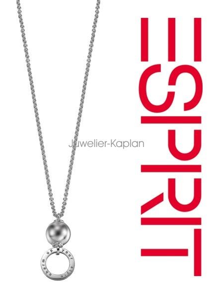 Esprit Damen Halskette Collier Ball ESNL91840B420 925 Silber NEU UVP