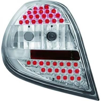 LED RÜCKLEUCHTEN SET RENAULT CLIO 05  KLARGLAS CHROM