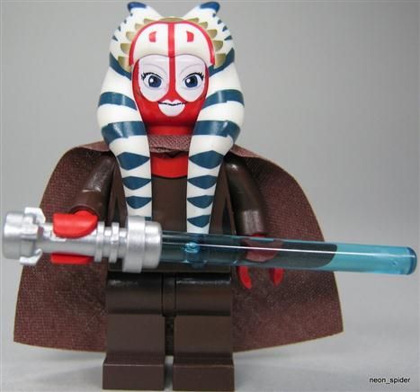 LEGO Star Wars Figur Jedi Shaak Ti (aus dem Bausatz 7931) mit