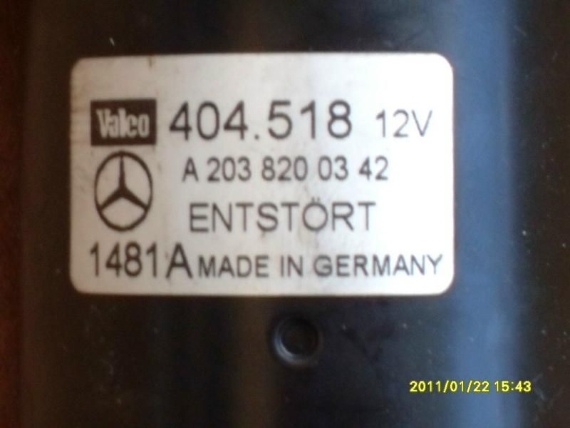 Mercedes Benz C Klasse W203 Wischermotor vorne Bj.02