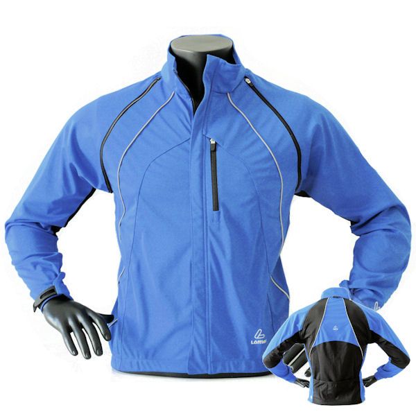 Löffler Herren Radjacke Windstopper San Remo blau