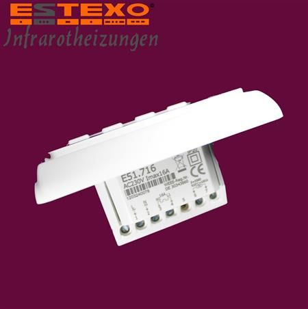 DIGITALER UNTERPUTZ THERMOSTAT E51.716 16A SENSOR ELEKTROHEIZUNG