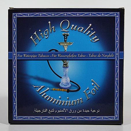 Shisha Wasserpfeife Alufolie vorgestanzt Ø12cm 100 St.