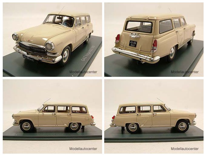 GAZ Volga M22 1960 beige Kombi Modellauto 143 Neo