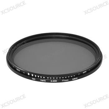 Slim 77mm Variable Neutral Density Fader ND Filter ND2 ND8 ND16 to