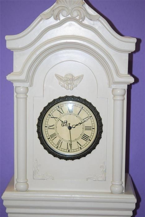 Standuhr Louis Barock Weiss Impressionen #L