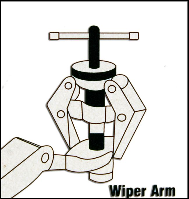 Scheibenwischerarm Abzieher und Batteriepol Abzieher