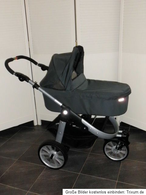 Teutonia Kombikinderwagen Spirit S3 09 / 10 Anthrazit / Grau