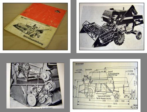 Massey Ferguson MF 487 Mähdrescher Betriebsanleitung