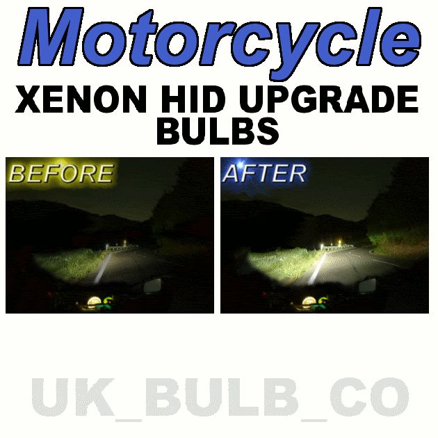 Xenon headlight bulbs Honda VFR 800 Vtec A6 H7 501