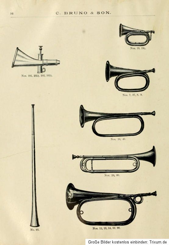 BLECHHÖRNER WALDHORN FRENCH HORN/ BUGLE / JAGDHORN / SIGNALHORN & Co