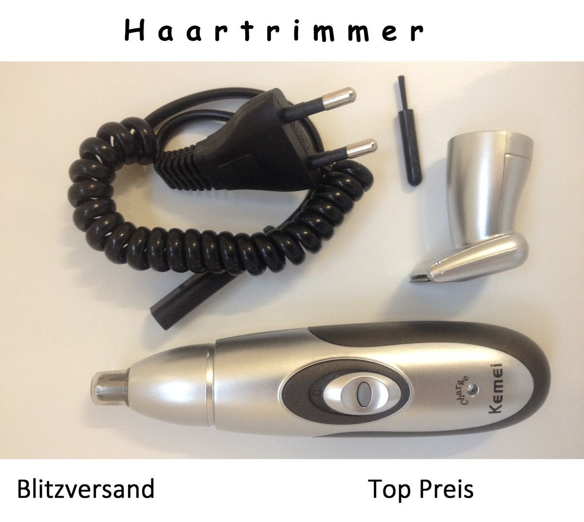 Nasenhaartrimmer Haar Trimmer KM 502 Akku Betrieb *Neu OVP*