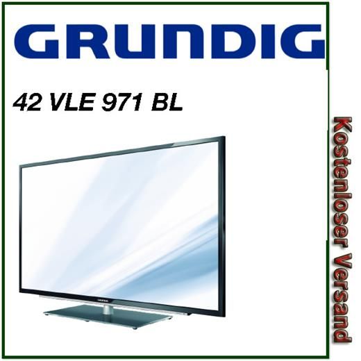 Grundig 42 VLE 971 BL 3D LED Fernseher, 107cm / 42 FullHD, 200Hz