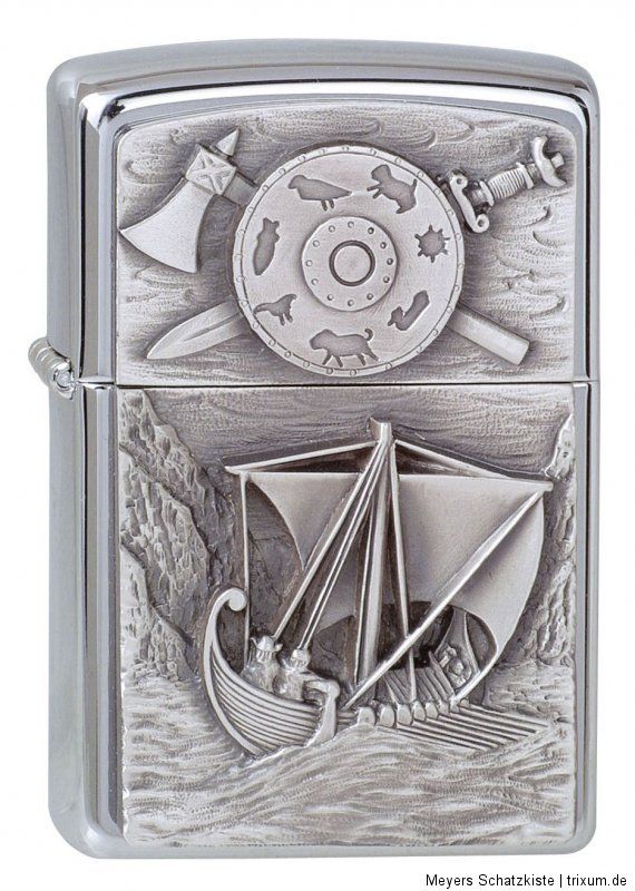 Original ZIPPO VIKING COLLECTION limited set in wooden collectible Box