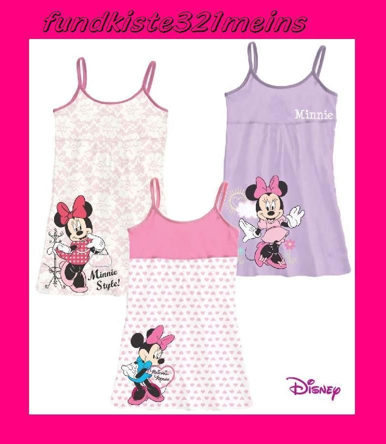 DISNEY MINNIE Nachthemd Gr. 92   104   116   128 NEUWARE (63211