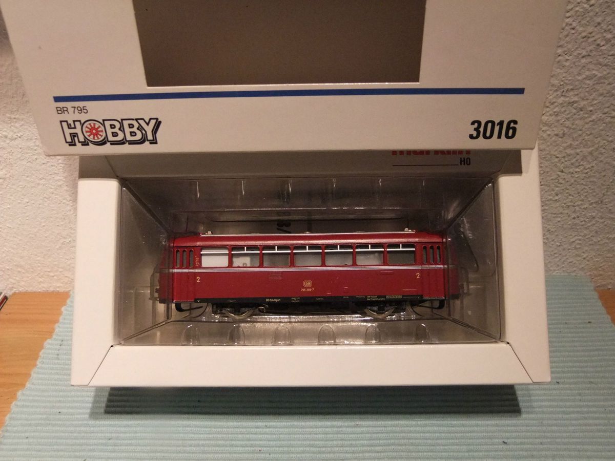 HO Schienenbus 3016 DB795 299 7 und Beiwagen DB 995 522 0