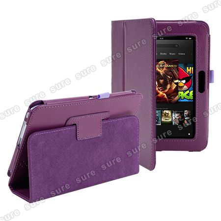 Grün Kunstleder Tasche Smart Case Hülle Cover f.  Kindle Fire