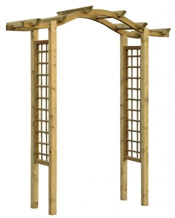 Pergola Rosenbogen Rankhilfe Holz Torbogen 200x230x75cm