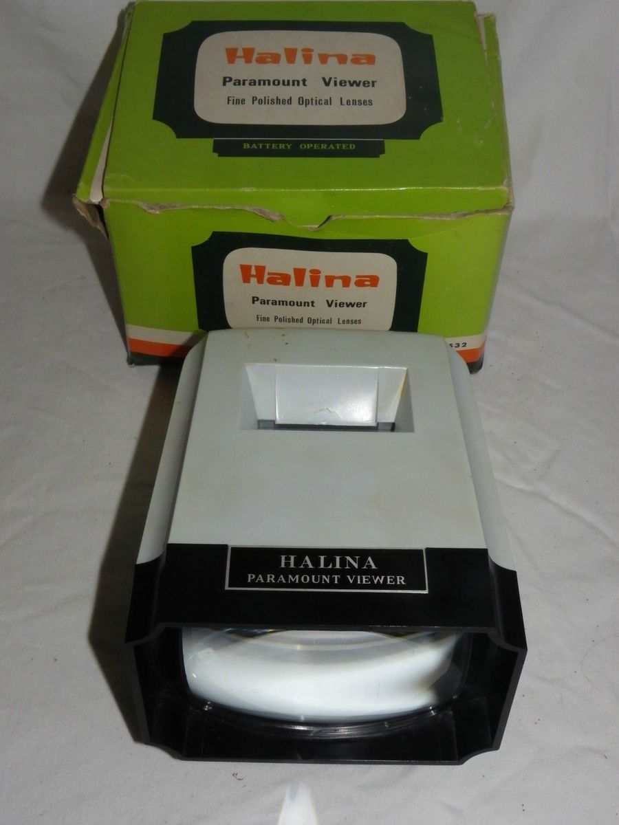 HALINA PARAMOUNT VIEWER No.532 FOR COLOUR SLIDES in OVP