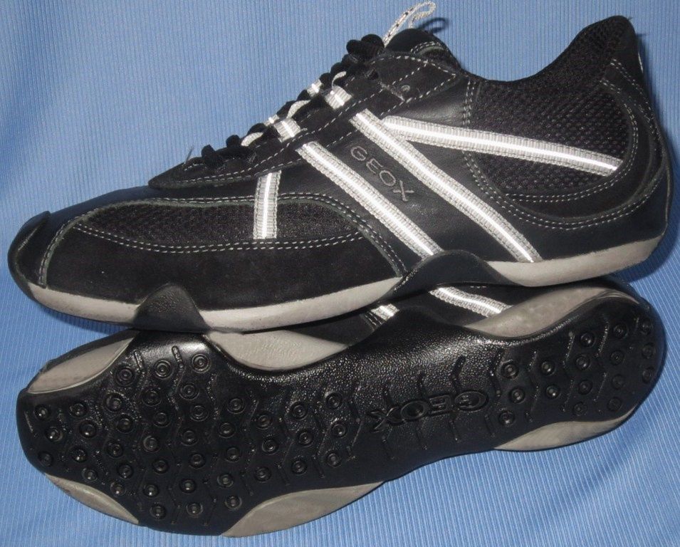 GEOX RESPIRA ECHTLEDER MESH SNEACKER SPORT SCHUHE LEATHER SHOE GR 39