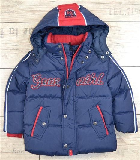 Geox Jacke Winterjacke Daunenjacke Baby BLAU ROT Kinder