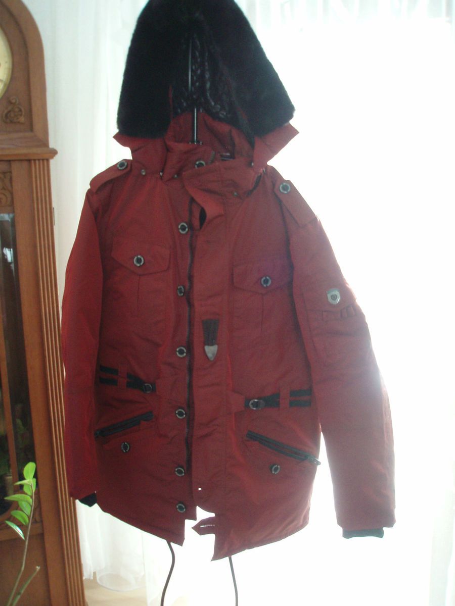 Elements* Gr.L Mantel,Jacke,PARKA,*Granatrot*Neu NP. 549, €