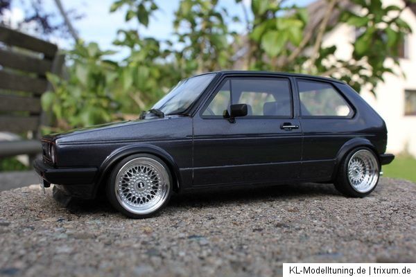 VW Golf I GTI Umbau Tuning 118 Youngtimer KL echt Alufelgen BBS