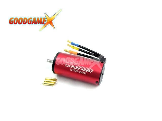 Leopard Hobby RC 4 poliger LBP4082 1600Kv 2Y Motor 8S LiPo 120A 3500W