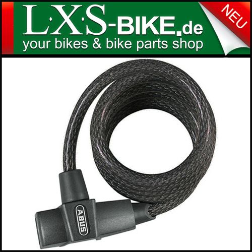 ABUS Spiralschloss Primo 590 L 150cm 8 5mm smoke Schloss Fahrrad BIKE