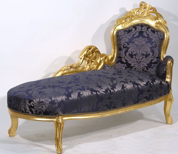 BAROCK CHAISELONGUE LIEGE BAROCKES MÖBELSTÜCK SOFA EDEL