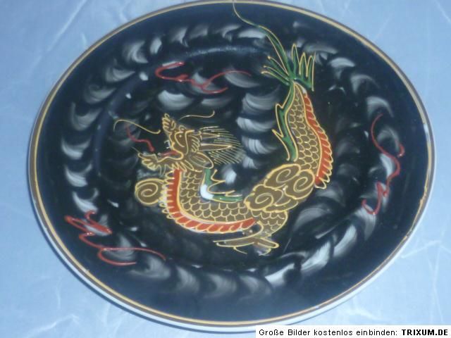 TEEKANNE * CHINA PORZELLAN DEKOR GOLD DRACHE GEISHA