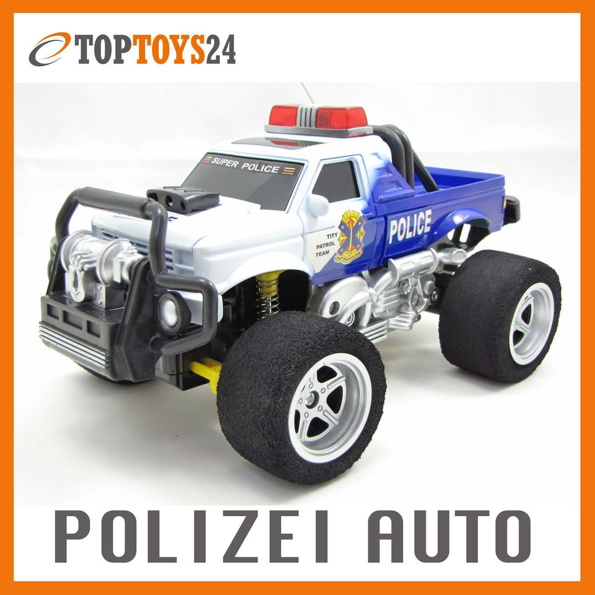 RC FERNGESTEUERTES POLIZEI AUTO POLIZEIAUTO SUPER DESIGN NEUHEIT