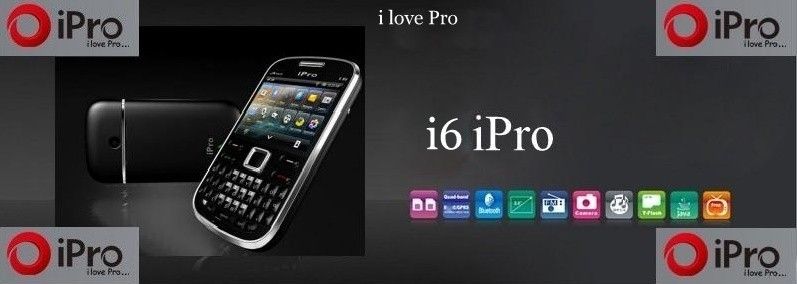 IPRO I6 DUAL SIM QWERTY HANDY TOP DESIGN DEUTSCH