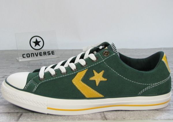 Converse Chucks Star Player EV OX Suede sycamore 44,5 Grün 129760c