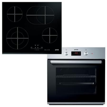 Gorenje BO 7321 PX ECT 620 AXC Backofenset 8 Funktionen Zeitschaltuhr