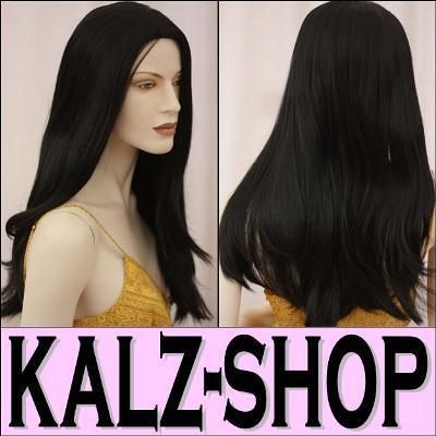 Perücke PL 628 01 schwarz (#1) ca. 65cm Wig Wigs Zweithaar Neu