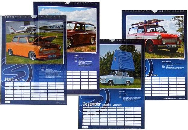 DDR Nostalgie Kalender 2012  Der legendäre Trabant  Trabikalender