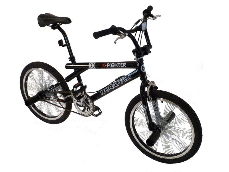 20 ZOLL FREESTYLE BMX FAHRRAD BIKE 140 SPOKES SCHWARZ GESCHENK COOL