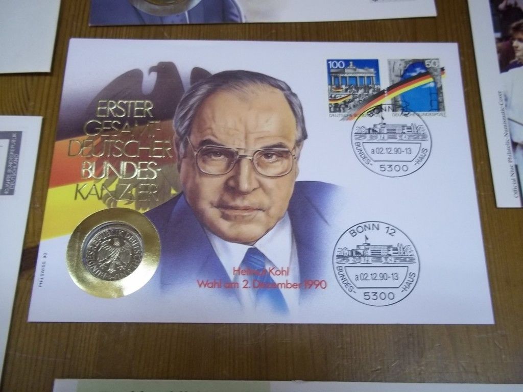 Numisbrief Helmut Kohl (N649)