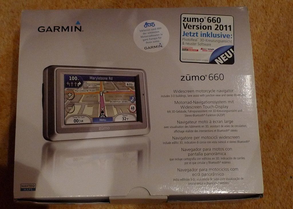 Garmin ZUMO 660 Motorrad Navigation