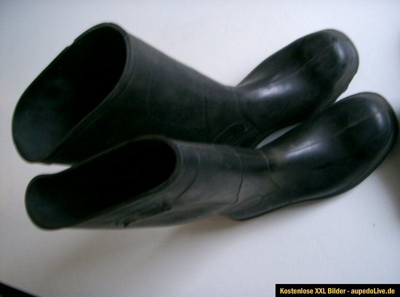 Gummistiefel Gummi Stiefel Gr 43 PHOENIX Stahlkappe schwarz