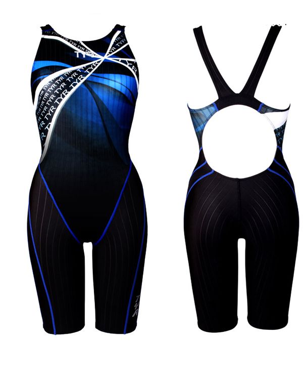 TYR WETTKAMPFANZUG SCHWIMMANZUG KNEESKIN Gr 152 FASTSKIN BADEANZUG